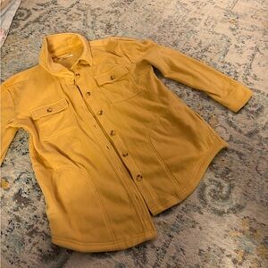 Yellow Button-Up Jacket